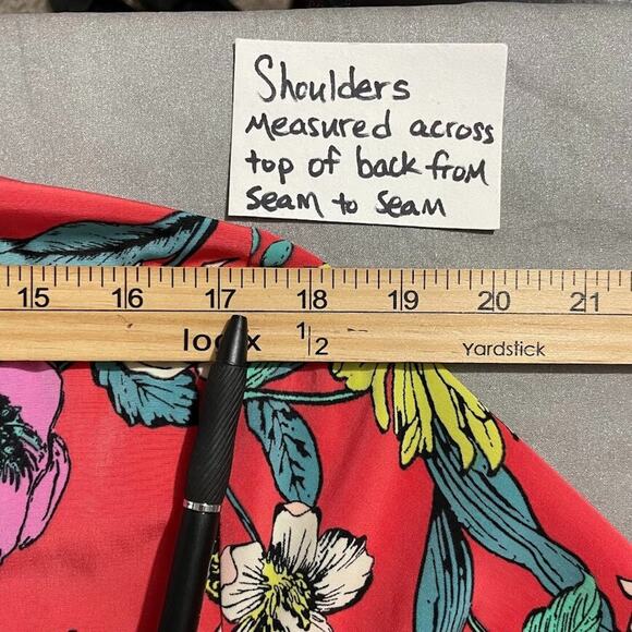 Susan Graver Size Large Vibrant Peachskin Floral Bomber Jacket Bloomcore Resort - Picture 12 of 12